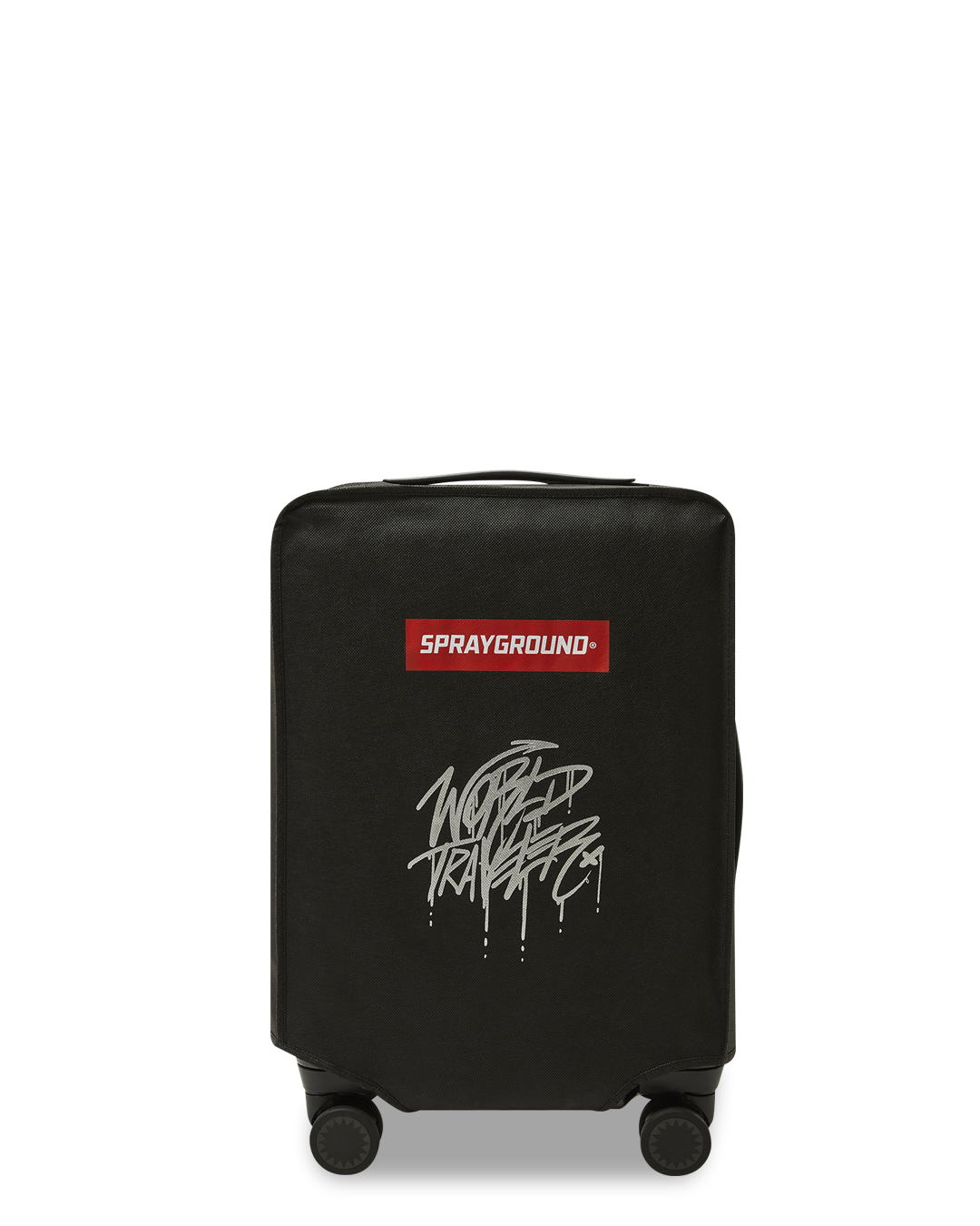 REALITY CHECK SHARKNAUTICS HARDSHELL CARRY-ON JETBLACK LUGGAGE (GOLD HARDWARE)