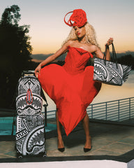 A.I. AFRICAN INTELLIGENCE THE SKYHAWK CARRY-ON LUGGAGE - SANDFLOWER COLLAB